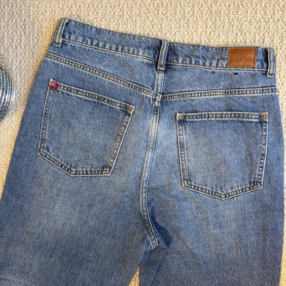 BDG Urban Outfitters Loose Straight Leg‎ Jeans, Medium Wash, Ripped, Size 30 - Picture 15 of 16